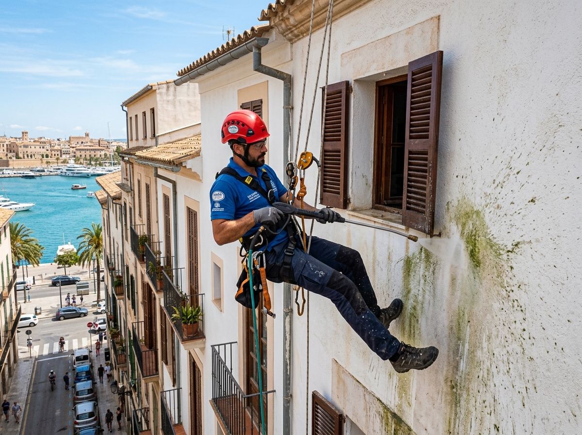 Limpieza de fachadas en Palma